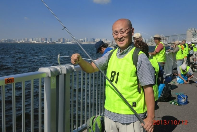 シニア釣り教室・水辺清掃