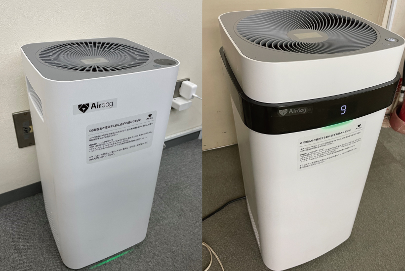 空気清浄機エアドッグ設置