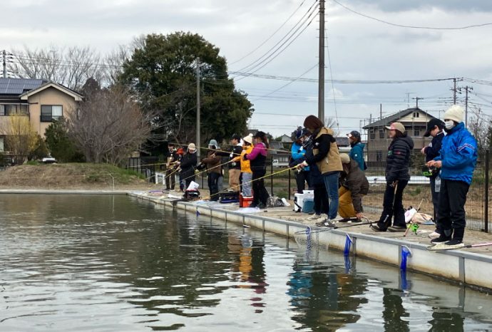 つりジェンヌ「管理釣り場トラウト体験教室」