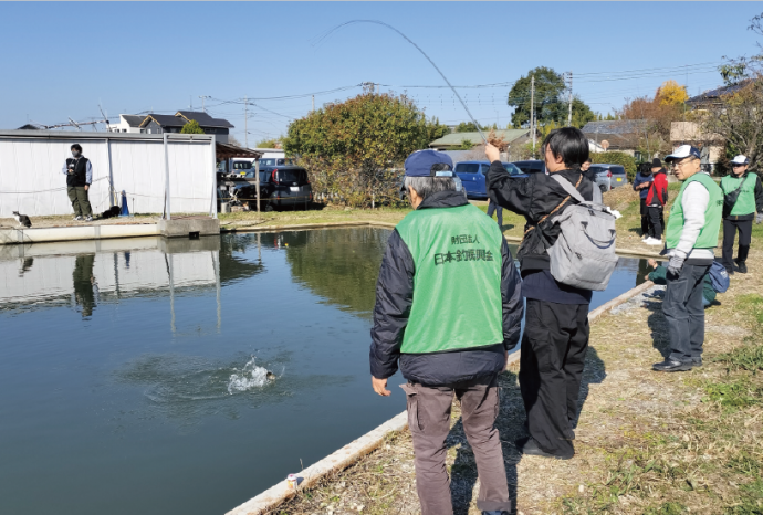 フィッシングステージ彩の国　ニジマス釣り体験教室